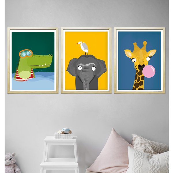 Kinderzimmer Poster Afrika