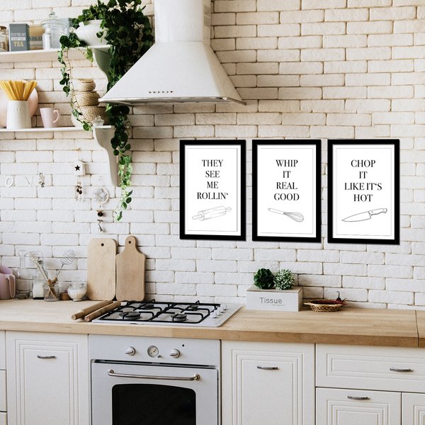 K&uuml;chen Songs Poster 3er-Set