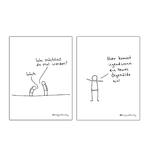 Krieg und Freitag Kunstdruck