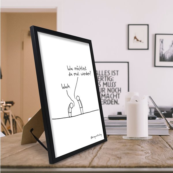 Krieg und Freitag Kunstdruck