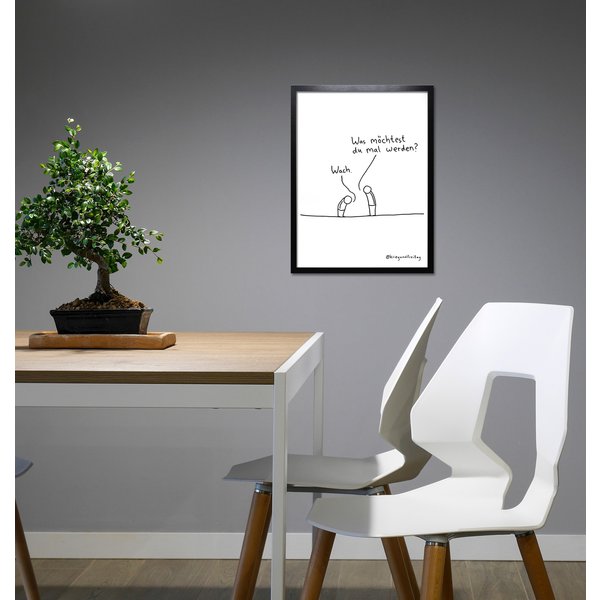 Krieg und Freitag Kunstdruck