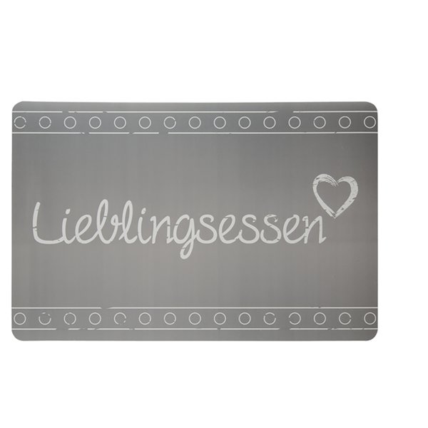 Lieblingsessen Tischsets 4-er