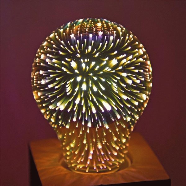 LED Glühbirne mit 3D