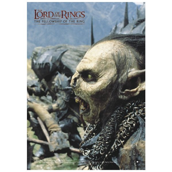 Herr der Ringe Poster Orc