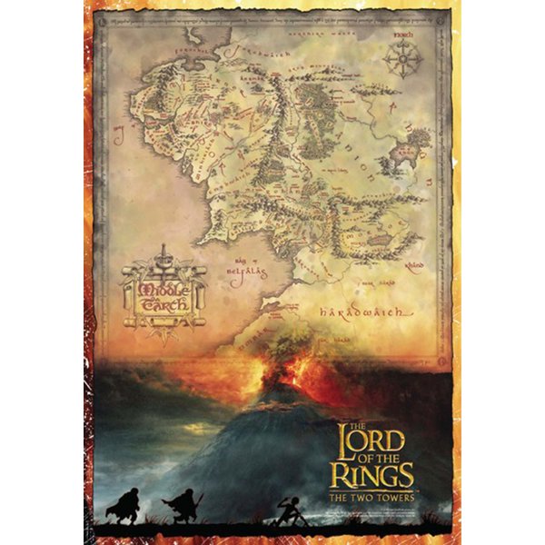 Herr der Ringe Poster Die zwei