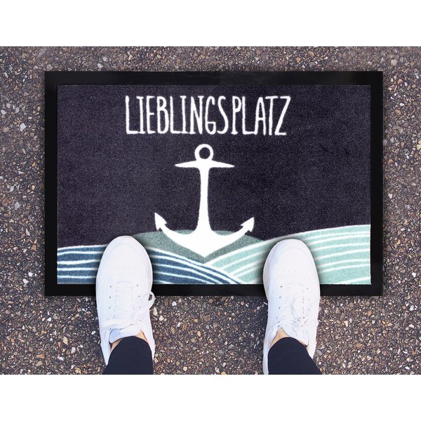 Lieblingsplatz Anker Fu&szlig;matte