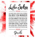Lieber Sohn Kunstdruck