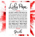 Lieber Papa Kunstdruck