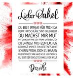 Lieber Onkel Kunstdruck