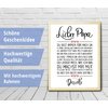 Lieber Papa gerahmter