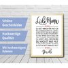 Liebe Mama gerahmter