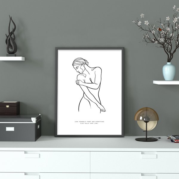 Love Yourself Kunstdruck