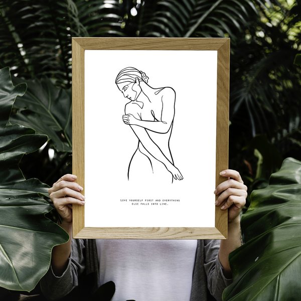 Love Yourself Kunstdruck