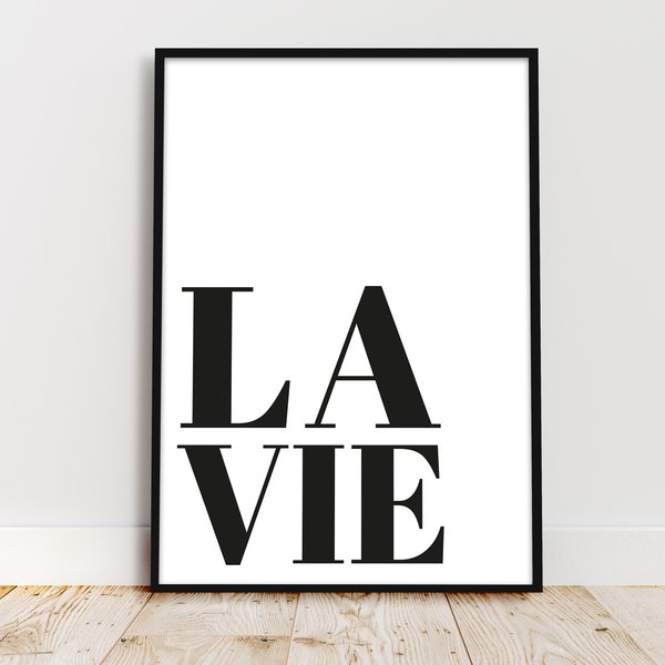 La Vie Kunstdruck Din A4