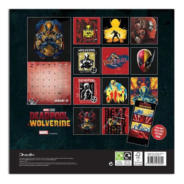 Marvel Deadpool Kalender 2025