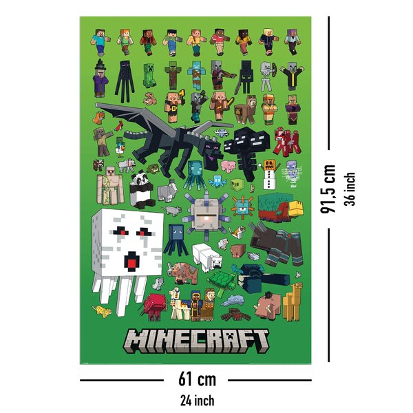Minecraft Poster Character