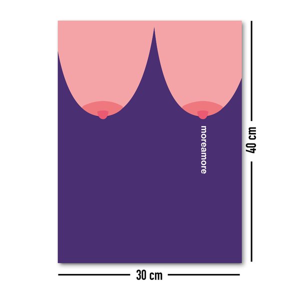 More Amore Kunstdruck Boobs