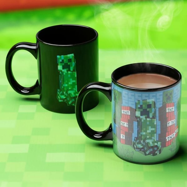 Minecraft Thermoeffekt-Tasse