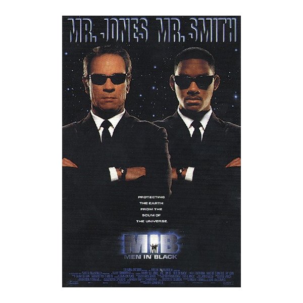 Men in Black Postkarte
