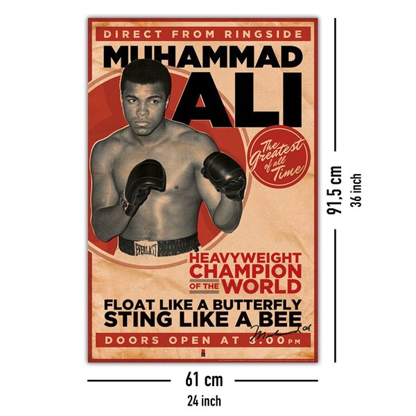Muhammad Ali Poster Vintage