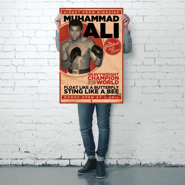 Muhammad Ali Poster Vintage