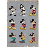 Mickey Mouse Poster Evolution