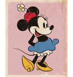 Minnie Mouse Poster Retro Pink