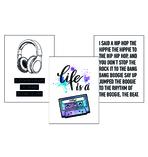 Musik Kunstdruck Set