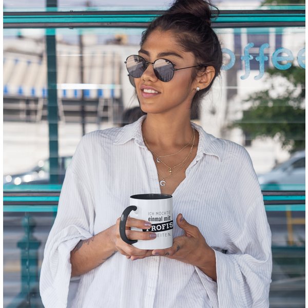 Mit Profis arbeiten Tasse