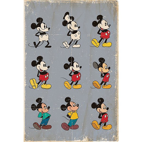 Mickey Mouse & Minnie 3-er Set