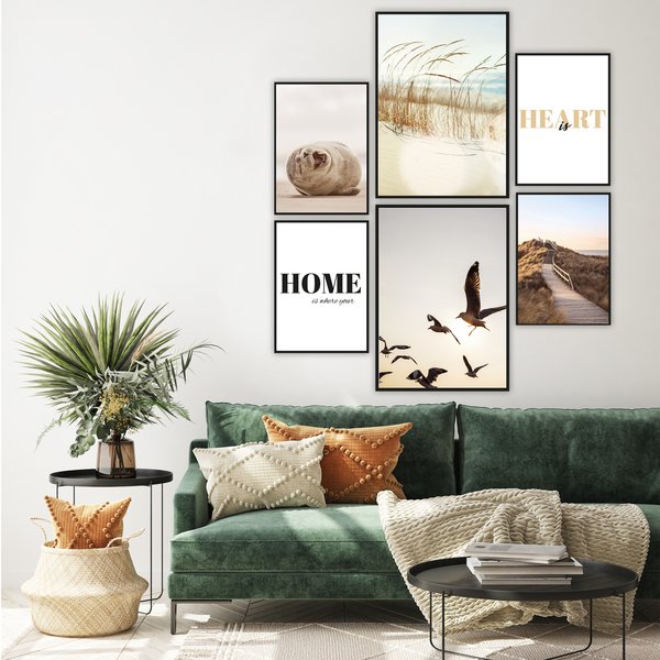 Meeresstimmung Kunstdruck Set