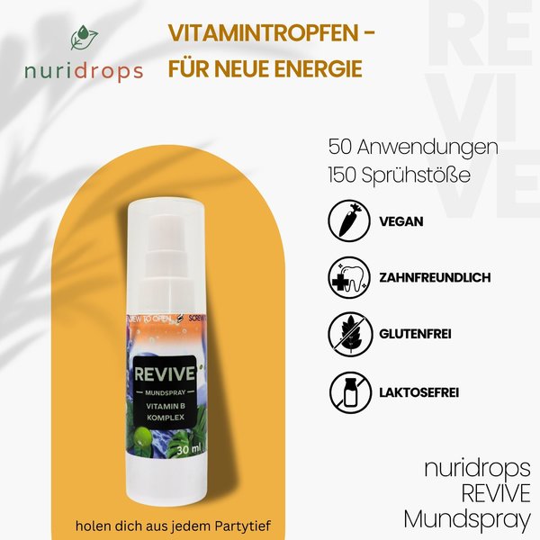 nuridrops REVIVE Mundspray