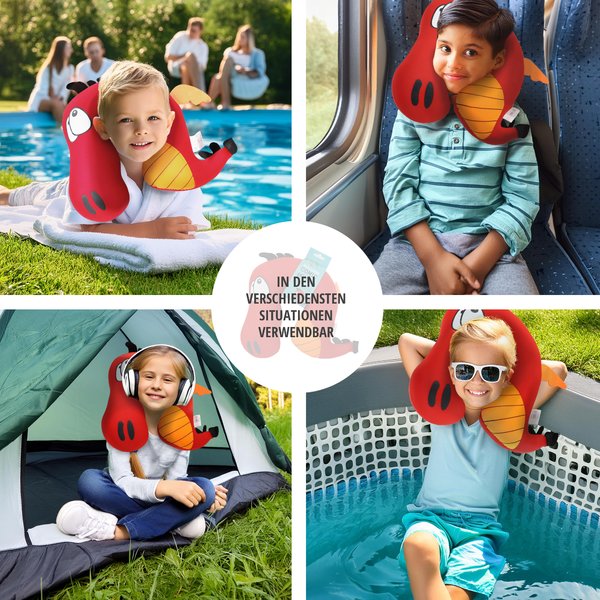 Nackenkissen Comictier Drache