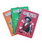 One Piece 3er Set Notizbücher