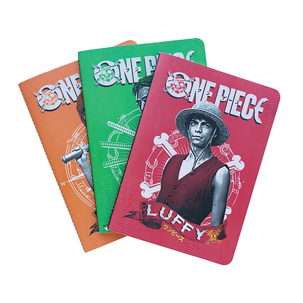 One Piece 3er Set Notizbücher