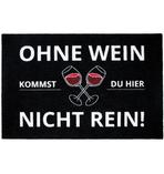 Ohne Wein kommst Du hier