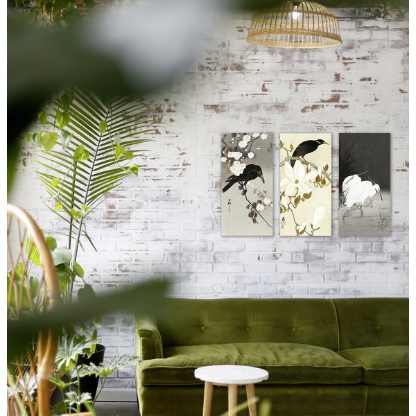 Ohara Koson Kunstdruck 3er-Set