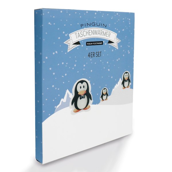 Pinguin Taschenw&auml;rmer 4er Set