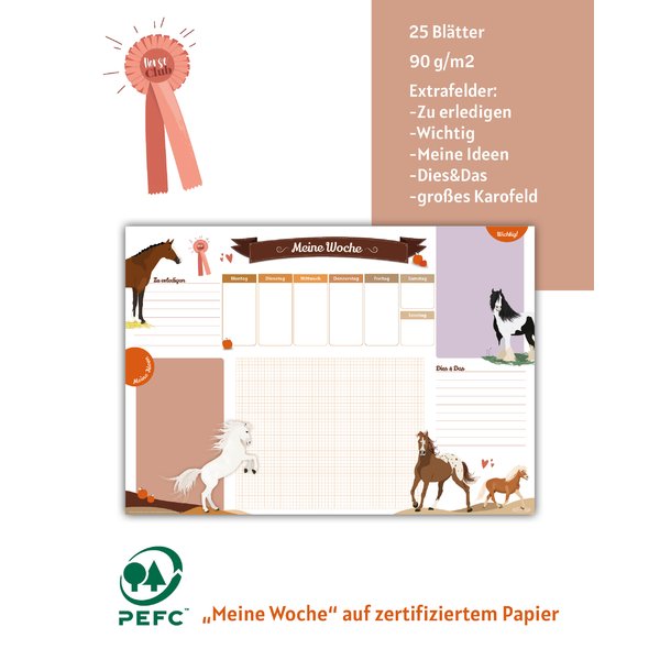 Pferde Schreibtischunterlage