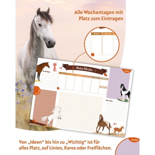Pferde Schreibtischunterlage