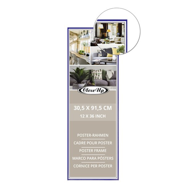 Posterrahmen 30,5 x 91,5 cm