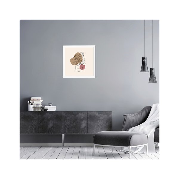 Posterrahmen 40x40 cm wei&szlig;