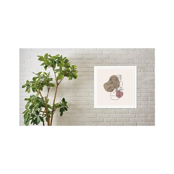 Posterrahmen 40x40 cm wei&szlig;