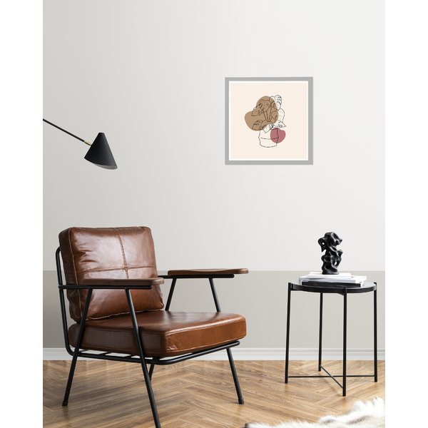 Posterrahmen 40x40 cm silber