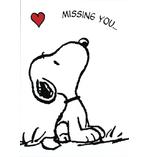 Peanuts Postkarte Snoopy