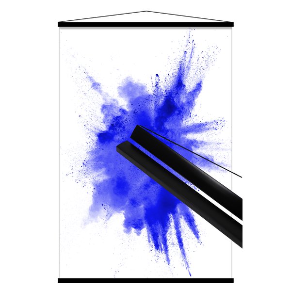 Posterleisten schwarz 91,5 cm