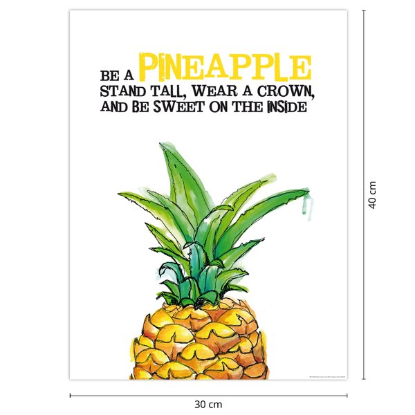 Pineapple Kunstdruck