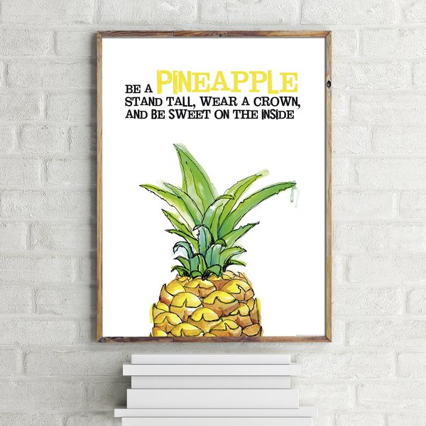 Pineapple Kunstdruck