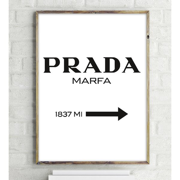 Prada Marfa Kunstdruck