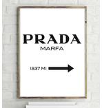 Prada Marfa Kunstdruck